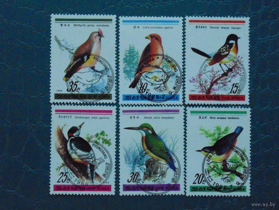 Корея 1988г. Птицы
