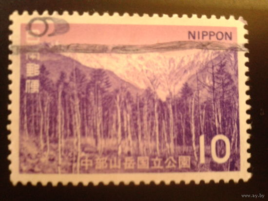 Япония 1972 нац. парк, лес
