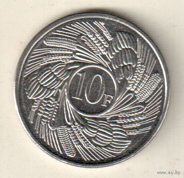 Бурунди 10 франк 2011