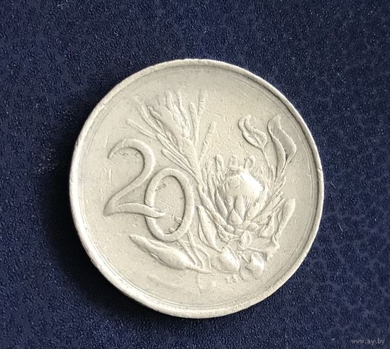 ЮАР 20 центов 1965 South Africa
