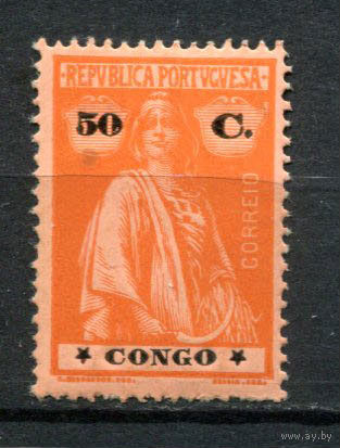 Португальское Конго - 1914 - Жница 50С - [Mi.113x] - 1 марка. MH.  (Лот 133AW)