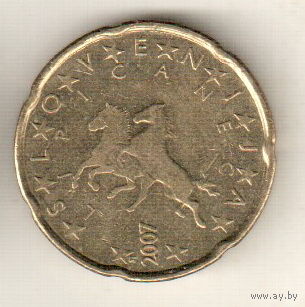 Словения 20 евроцент 2007