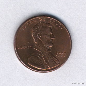 США, 1 цент 1997 г.