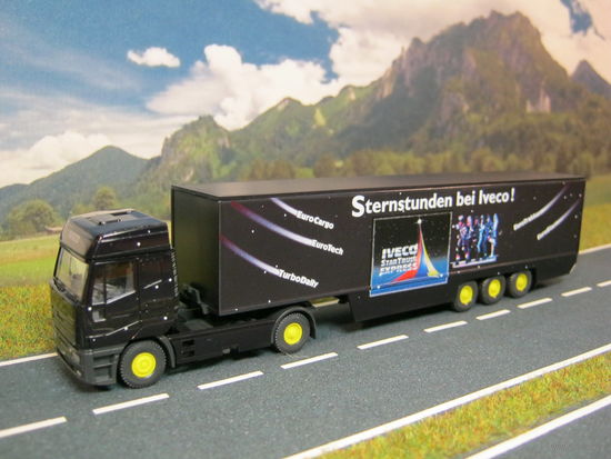 Модель грузового автомобиля Iveco EuroStar (3). Масштаб HO-1:87.