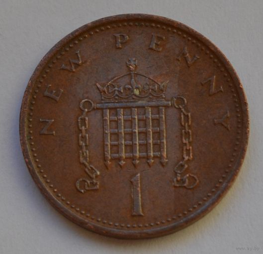 Великобритания 1  пенни, 1973 г.