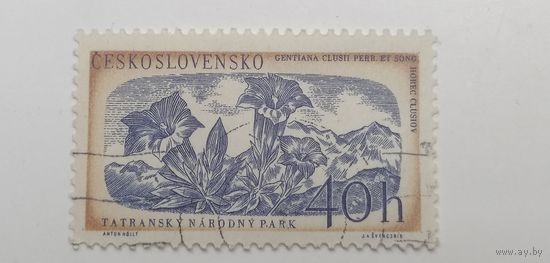 Чехословакия 1957. Флора - Национальный парк Татр