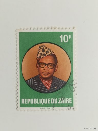 Конго (Заир) 1978. Президент Мобуту