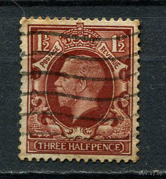 Великобритания - 1934/1936 - Король Георг V 1 1/2P - [Mi.177x] - 1 марка. Гашеная.  (LOT AP32)