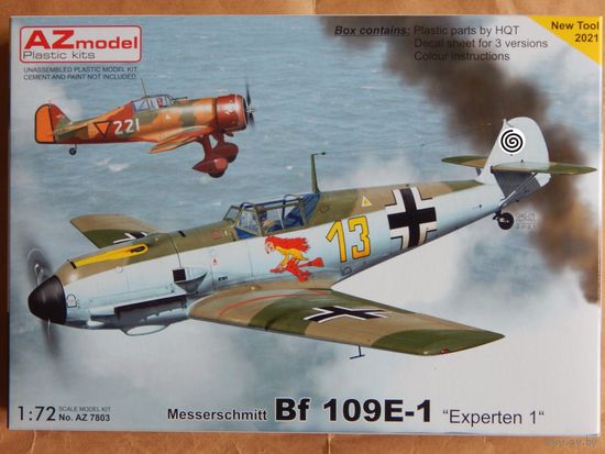 Сборная модель 1/72 "Messerschmitt Bf 109E-1"