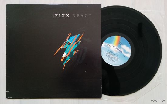 THE FIXX React (USA винил LP 1987)