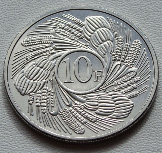 Бурунди. 10 франков 2011 год  KM#21