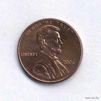 США, 1 цент 2006 г.
