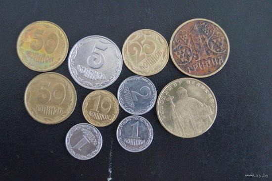 Лот украинских монет