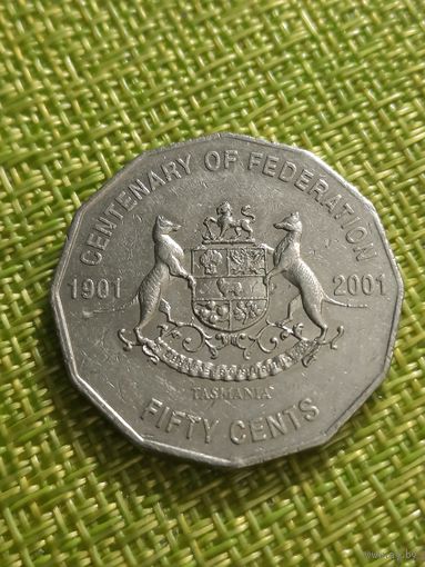 Австралия 50 центов 2001г ( Тасмания )