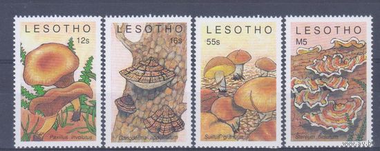 [121] Лесото 1989. Грибы. СЕРИЯ MNH