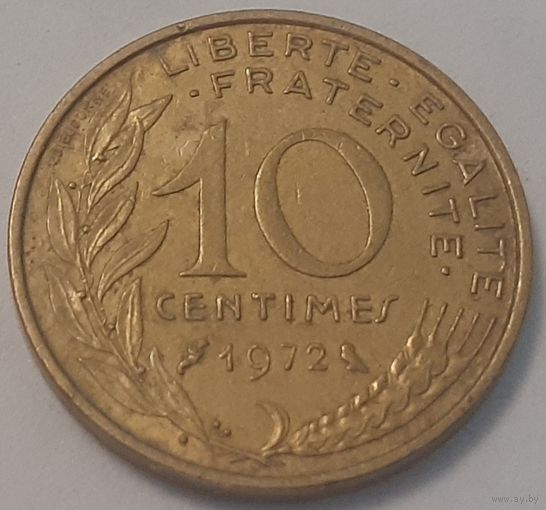 Франция 10 сантимов, 1972 (4-13-47)