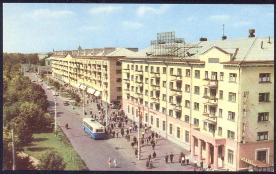 Чернигов 1967 гостиница "Украина"