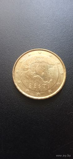 Эстония 10 евроцентов 2011 г.