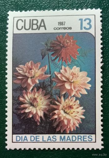Куба 1987 Цветы