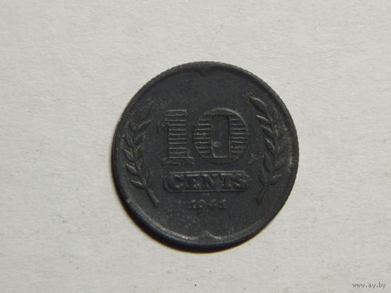 Нидерланды 10 центов 1941г