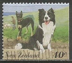 Новая Зеландия. Собаки. 1995г. Mi#1450.