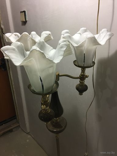 Плафон цветок Лилия матовый белый ( цена указана за один)
