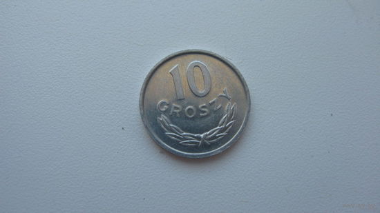 Польша 10 грошей 1976 г. ( состояние отличное )