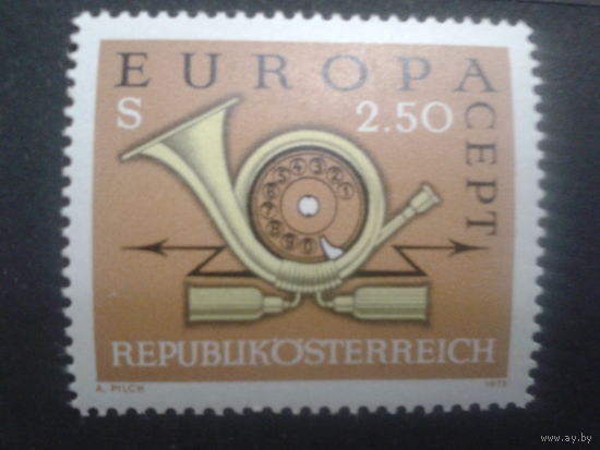 Австрия 1973 Европа, почтовый рожок**