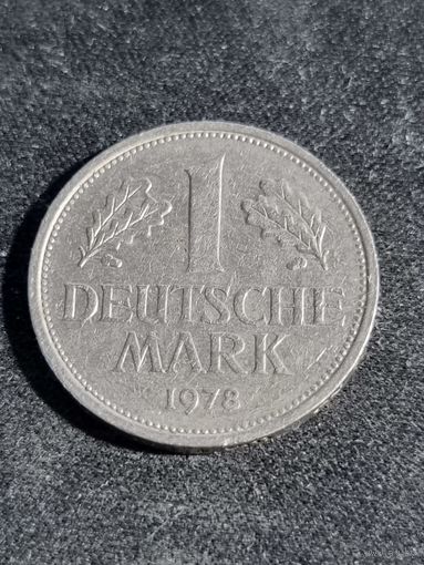 Германия (ФРГ) 1 марка 1978 D
