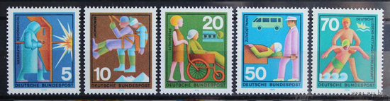 Волонтеры, Германия, 1970 год, 5 марок **