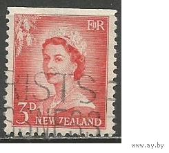 Новая Зеландия. Королева Елизавета II. 1956г. Mi#357y.