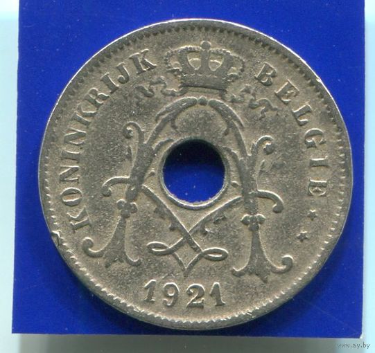 Бельгия 10 сантимов 1921 BELGIE