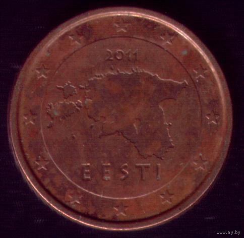 2 евроцента 2011 год Эстония