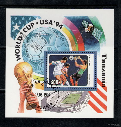 Танзания /1994/ Спорт / Футбол / Кубок мира. США - 94 / Блок