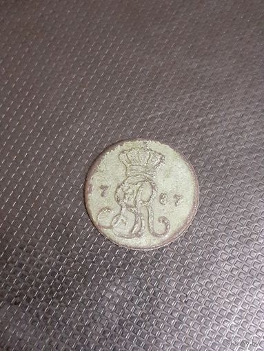 1 грош 1787 год