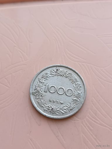 Австрия 1000 крон 1924г(12)