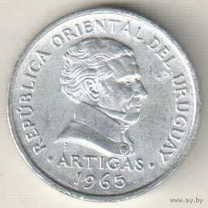 Уругвай 20 сентесимо 1965