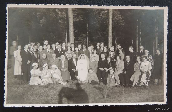 Фото "Деревенская свадьба", 1930- е гг.