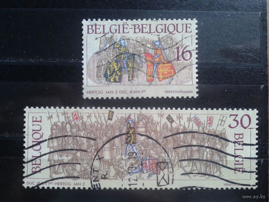 Бельгия 1994 700 лет Герцогу Яну 1, рыцарский турнир