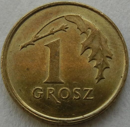 Польша 1 грош 2018