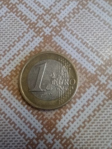 1 евро 2002 Люксембург