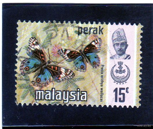 Малайзия. Перак. Ми-127. Бабочки. Синяя Панси.1971.