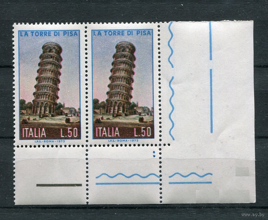 Италия 1973 г. архитектура Пизанская башня MNH