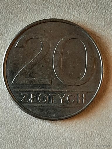 20 Злотых Польша 1986.