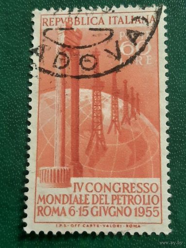 Италия 1955. IV конгресс по нефтедобычи и переработке