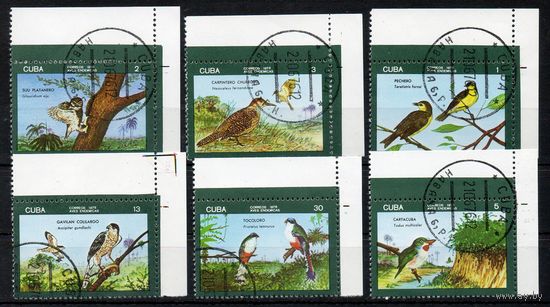 Птицы Куба 1976 год серия из 6 марок
