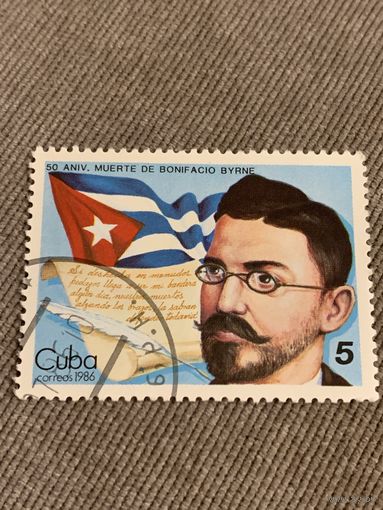 Куба 1986. 50 годовщина со дня смерти Bonifacio Byrne. Полная серия