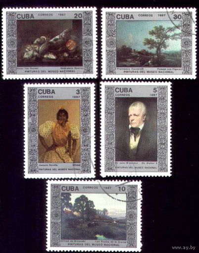 Куба. Картины Национального Музея. 1987