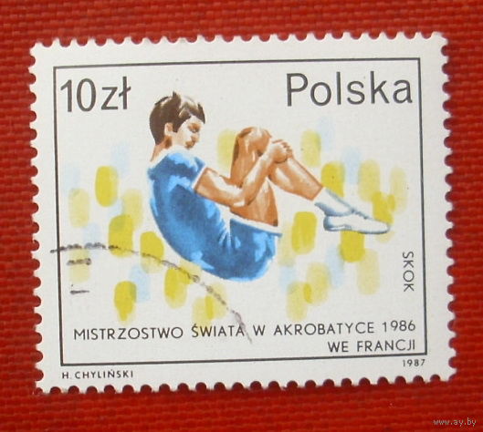 Польша. Спорт. ( 1 марка ) 1987 года. 2-2.