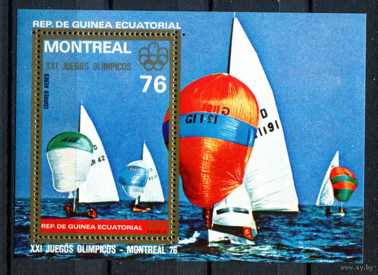 Экваториальная Гвинея - 1976г. - Летние Олимпийские игры - полная серия, MNH [Mi bl. 209] - 1 блок